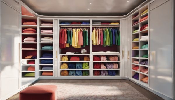 Ranger ses vêtements par couleur pour une garde-robe créative