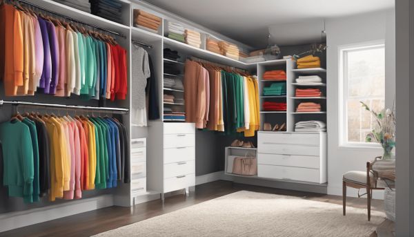 Réussir à ranger ses habits par couleur pour un dressing ordonné